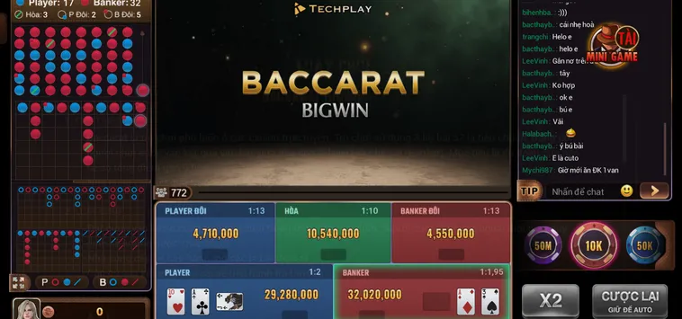 Khám Phá Bí Quyết Chinh Phục Tựa Game Baccarat BigWin Tại BomWin Siêu Đẳng Cấp