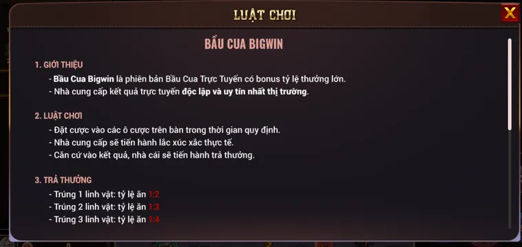 Chơi Bầu Cua BigWin Tại BomWin Trải Nghiệm Giải Trí Đỉnh Cao Nhất