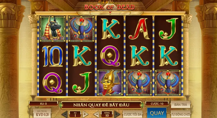 Book Of Dead Tại BomWin Hành Trình Săn Tìm Kho Báu Huyền Thoại Đẳng Cấp