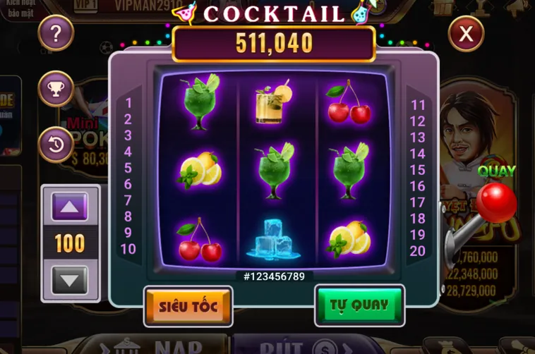 Slot Game Cocktail Tại BomWin Bữa Tiệc Màu Sắc Với Giải Thưởng Khổng Lồ