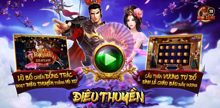 Slot Game Điêu Thuyền Tại BomWin Siêu Phẩm Quay Hũ Đẳng Cấp Huyền Thoại